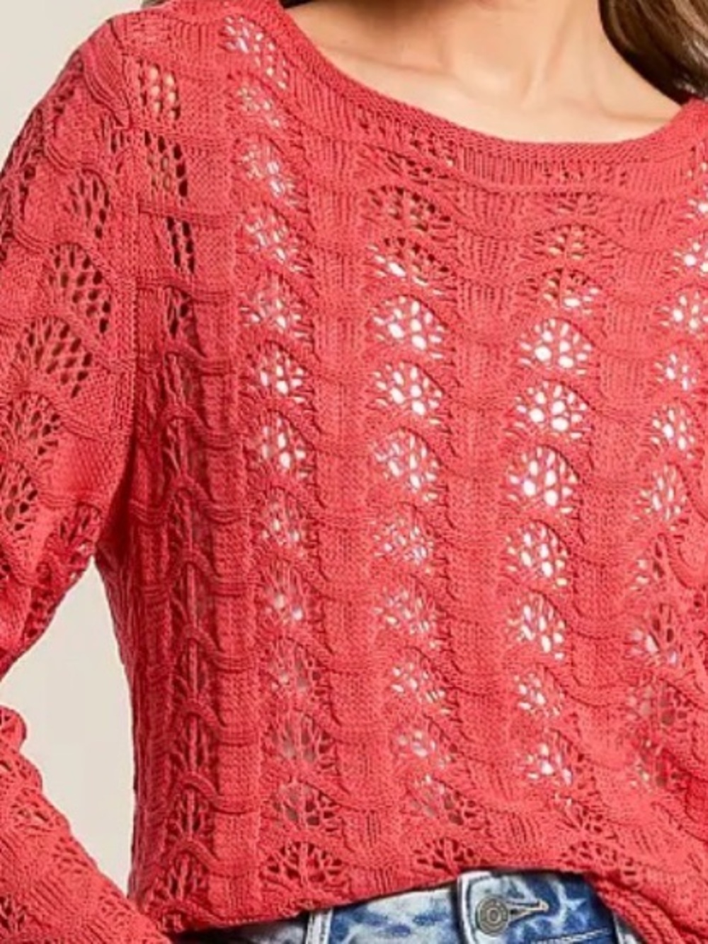 Z Supply Azura Crochet Sweater
